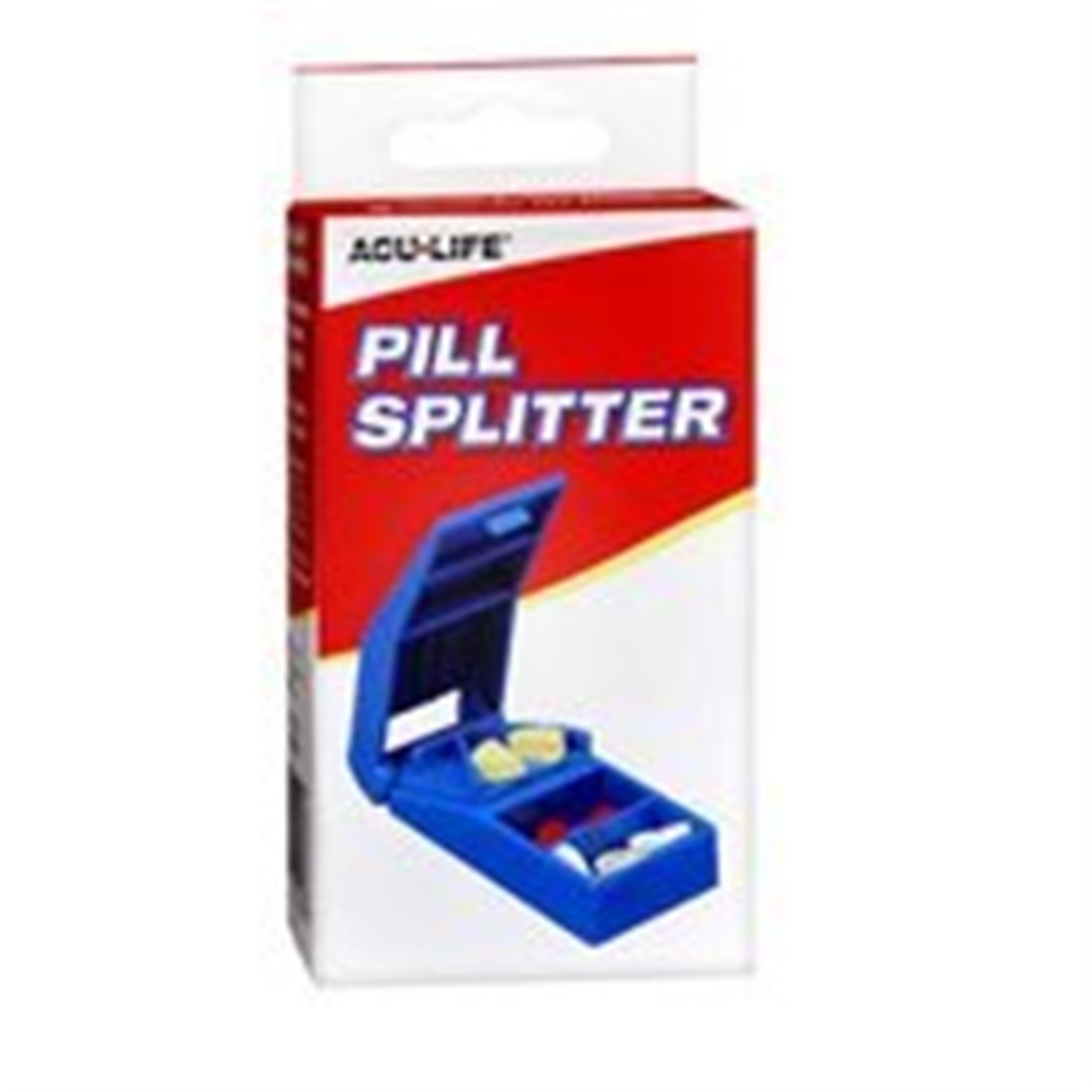 AcuLife Pill Splitter and Storage CarrotandHandCleansingKit
