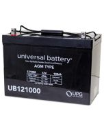 100Ah 12V Mobility Scooter Battery, Universal, Z1 Terminal UB121000