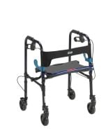 Blue Rollator Walker with 5" Casters by Drive Medical