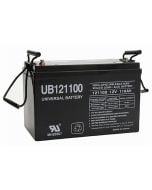 110Ah 12V Mobility Scooter Battery, Universal, I6 Terminal UB121100