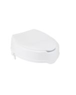 Drive Raised Toilet Seat with Lock and Lid, Standard Seat, 2"