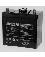 55Ah 12V Mobility Scooter Battery, Universal, Z1 Terminal UB12550