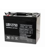 75Ah 12V Mobility Scooter Battery, Universal, Z1 Terminal UB12750