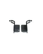 Pair of Black Footrests for Drive Medical Transport Chair, ATC Series ATCSFBK