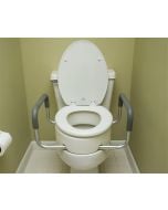Elongated Toilet Seat Riser with Arms - B5083 Essential