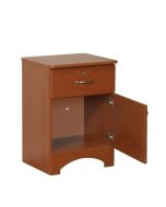 1 Drawer Bedside Cabinet Cherry Wood Drive Medical BDL100A030-A