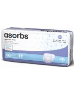 Case of Asorbs Ultra-Soft Plus Briefs - Regular | 80