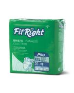 Case of FitRight Plus Briefs - XX-Large | 80