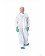 Medline Heavyweight Spunbound Coveralls in White in X-Large NONCV150XL X-Large