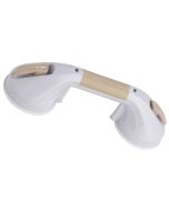 Drive Suction Cup Grab Bar, 12", White and Beig