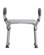 Molded Shower Bench with Arms Without Back B3010