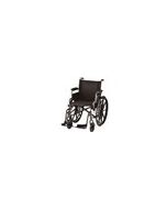 HAMMERTONE WHEELCHAIR- 16 INCH LIGHTWEIGHT WITH FLIP BACK DETACHABLE ARMS & SWING AWAY FOOTREST by Nova