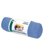 Round Cervical Pillow - Blue Satin N5005