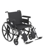 Viper Plus 22" GT Wheelchair Flip Back Adjustable Full Arm 