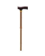 Drive Lightweight Adjustable Folding Cane with T Handle, Bronze