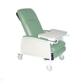 Three Position Green Geri Chair Recliner Drive Medical d574-j
