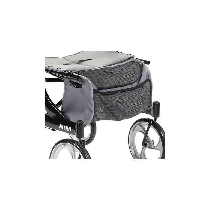 Black Nitro Walker Rollator Tote Bag Drive Medical 1026633BK