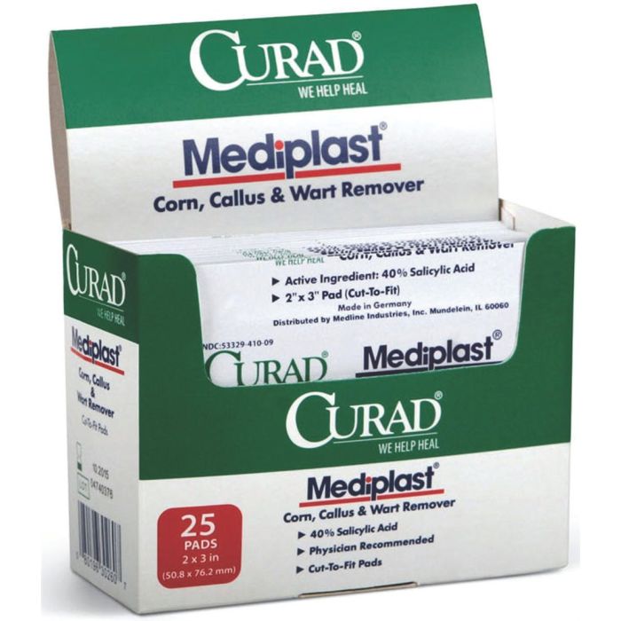 Box of Five Medline CURAD Mediplast Wart Pads CUR01496H