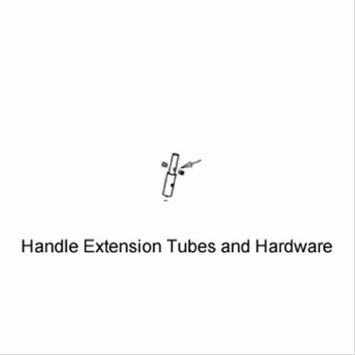 Hugo Handle Extension Tubes and Hardware B01966