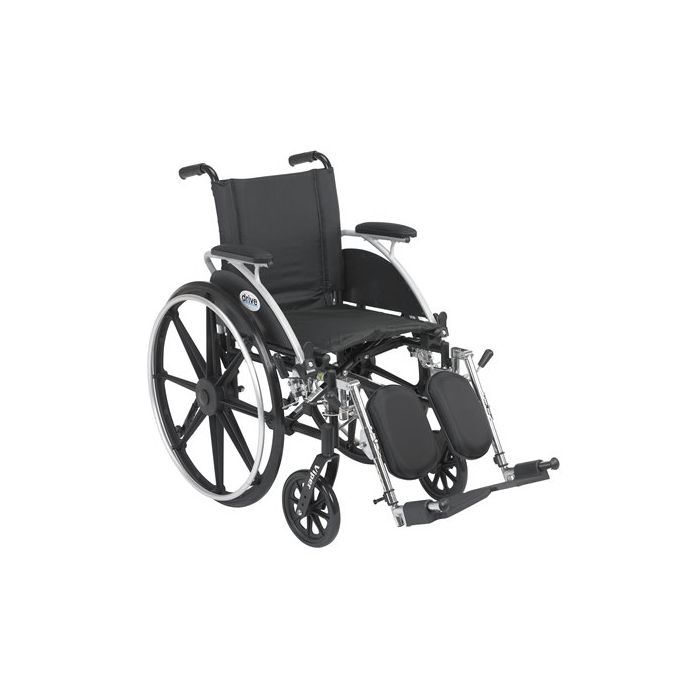 Viper 12" Seat Wheelchair Elevating Leg Rest Drive Medical l412ddaelr