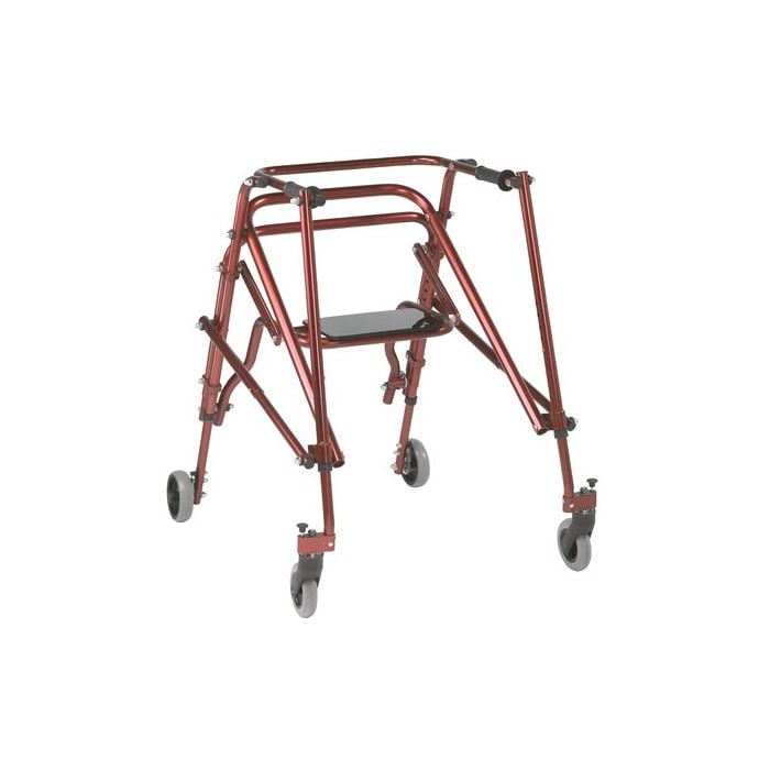 Castle Red Large Nimbo Posterior Walker With Seat Drive Medical KA4200