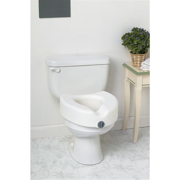 Medline Elevated Locking Toilet Seat MDS80316H