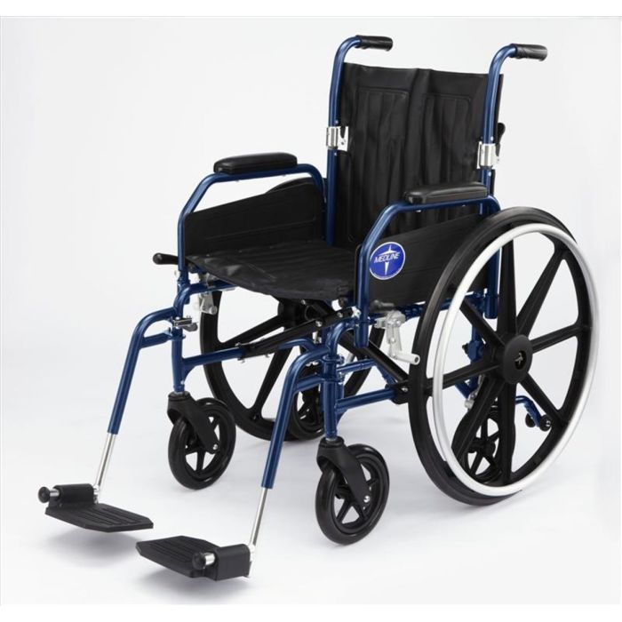 Medline Hybrid 2 Transport Wheelchair Chairs MDS806250NH2
