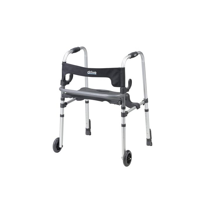 Clever Lite LS Walker Rollator Seat Push Down Brakes Drive Medical 102