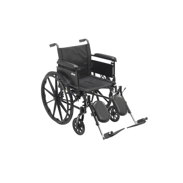 Cruiser X4 Lightweight Dual Axle Wheelchair with Adjustable Detachable