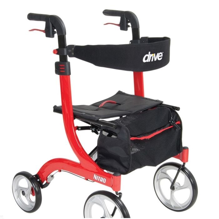 Tote Bag Red Nitro Rollator Walker Drive Medical 1026633-R