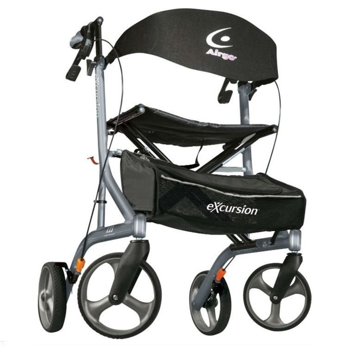Airgo eXcursion X23 (Silver) Lightweight Side-Fold Rollator