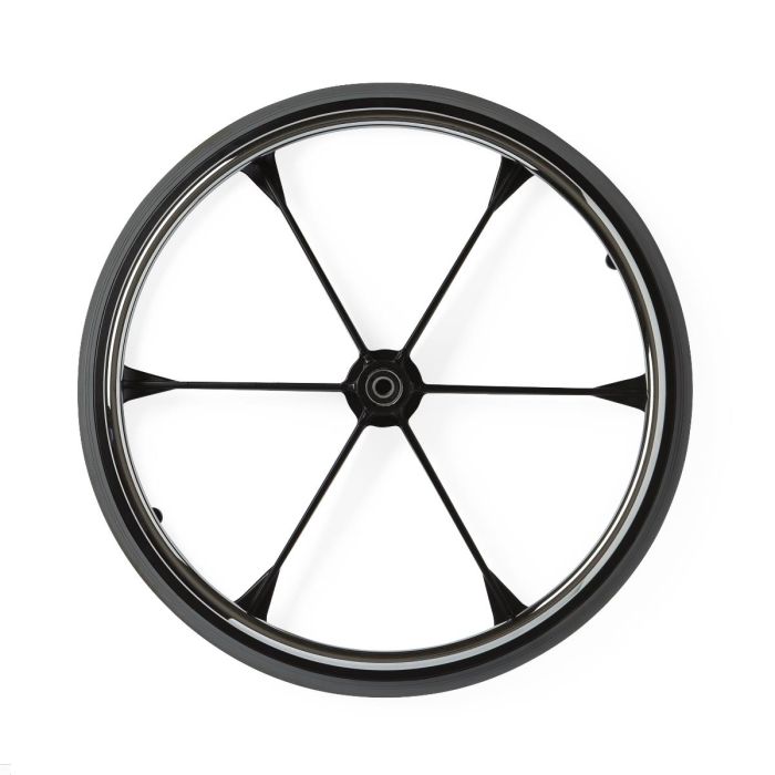 24 Inch Rear 24 inch Rear Wheel Hand Rim Shuttle Extra-Wide Wheelchair