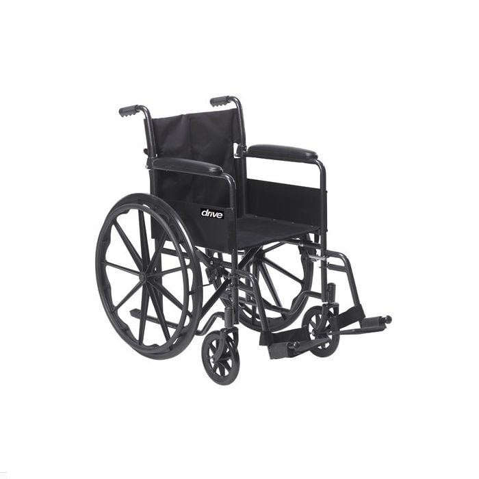 Silver Sport 18 Inch Wheelchair Swing Away Footrest Drive