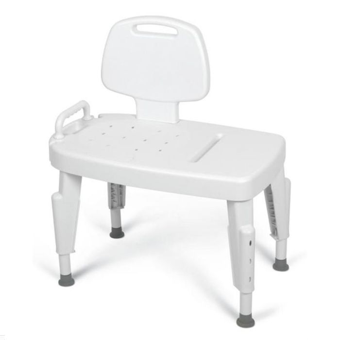 Transfer Bench with Back and Arms by Medline MDS86960R