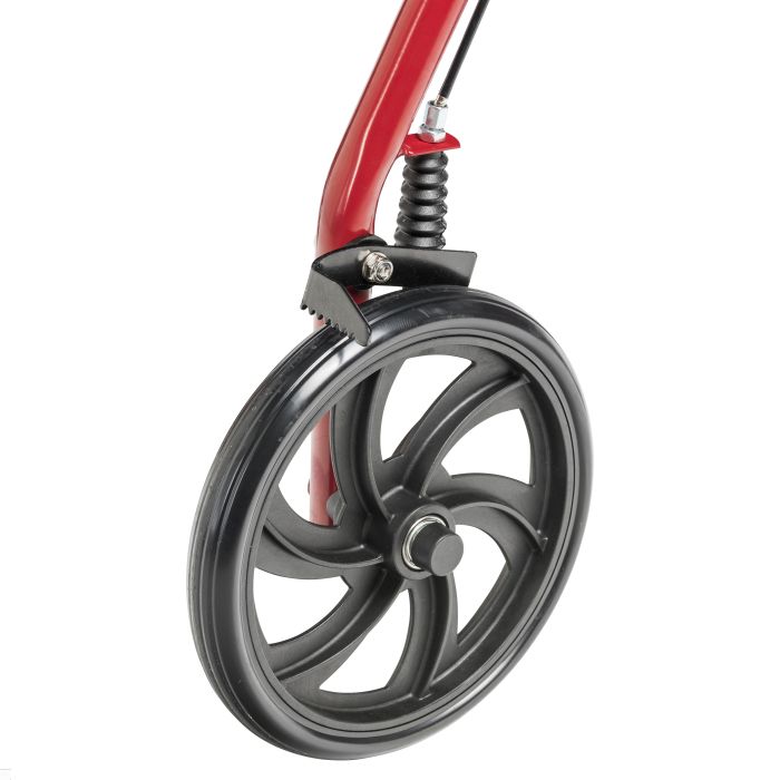 Four Wheel Walker Rollator Fold Up Back Red Drive Medical