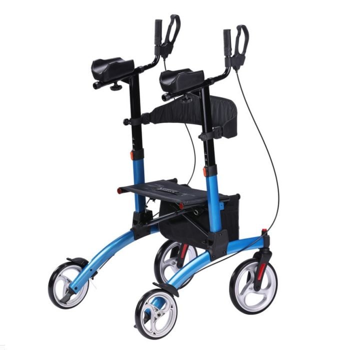 Blue Drive Adjustable Elevate Upright Walker UPWKRBL10