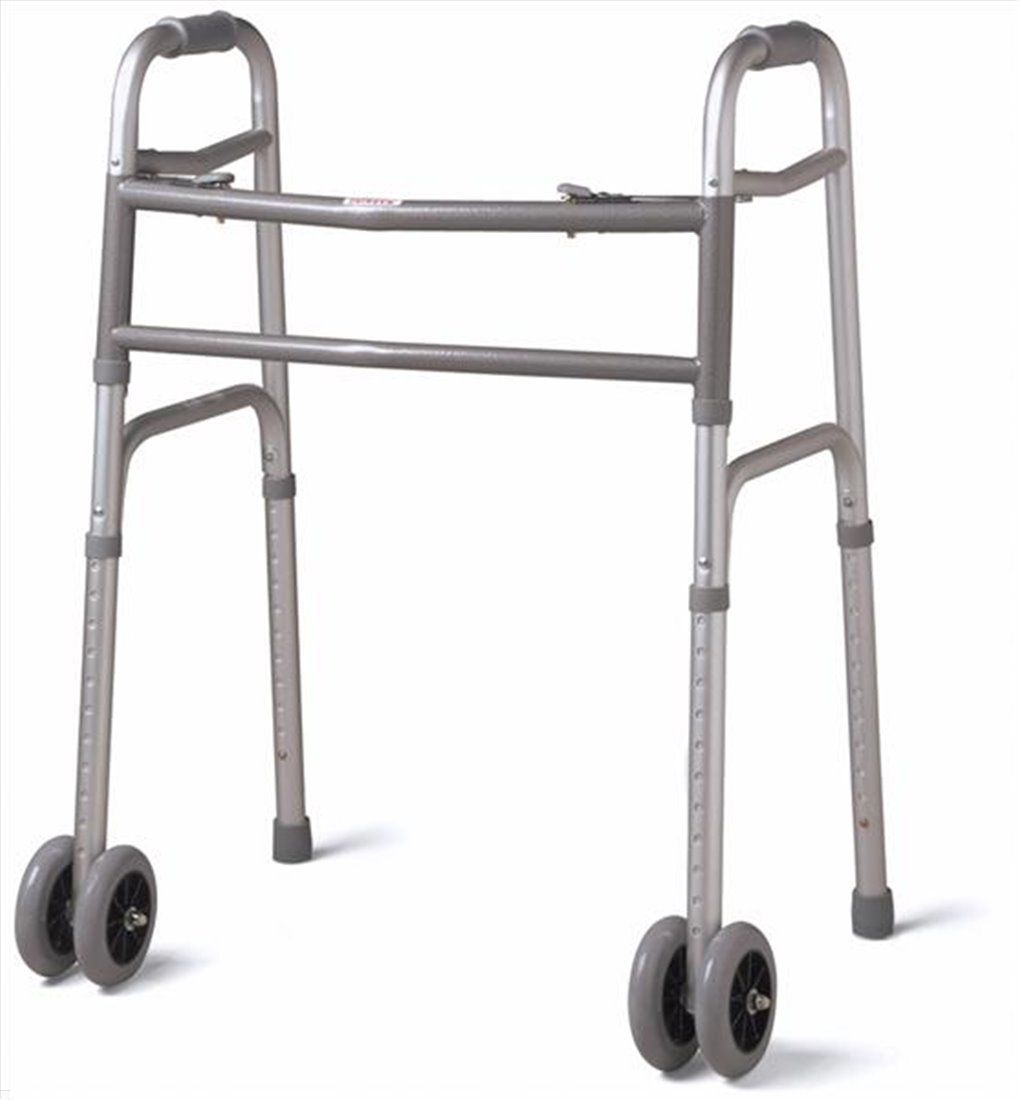 ブロックウエイト　40LBS Medline Bariatric Folding Walker with 5