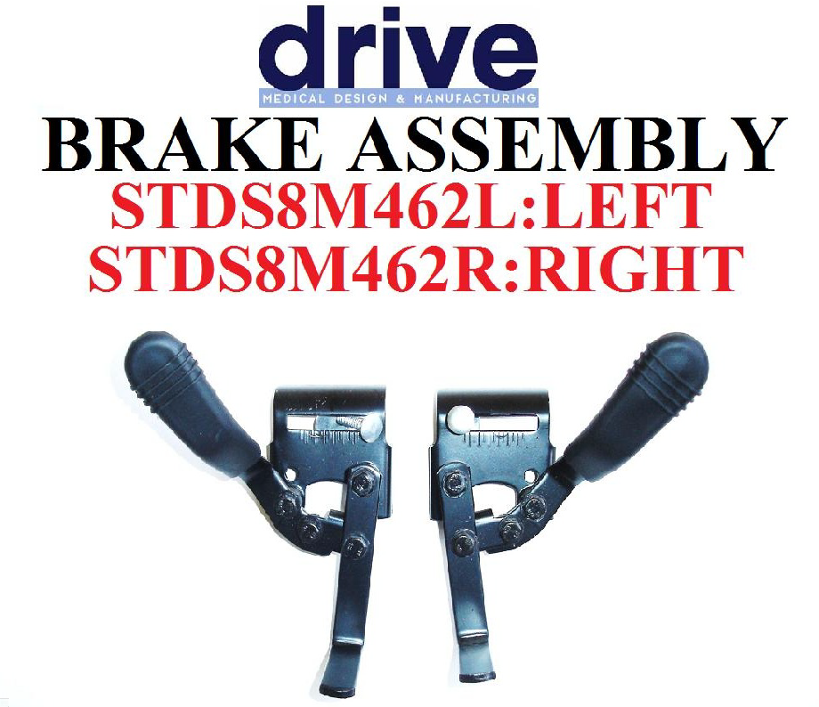 Right Wheel Brake Lock for Drive Cruiser 5-Series Wheelchairs STDS8M46 Right Wheel Brake Lock for Drive Cruiser 5-Series Wheelchairs STDS8M46