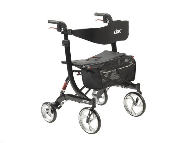 Nitro HD Heavy Duty Walker Rollator Drive Medical Bariatric