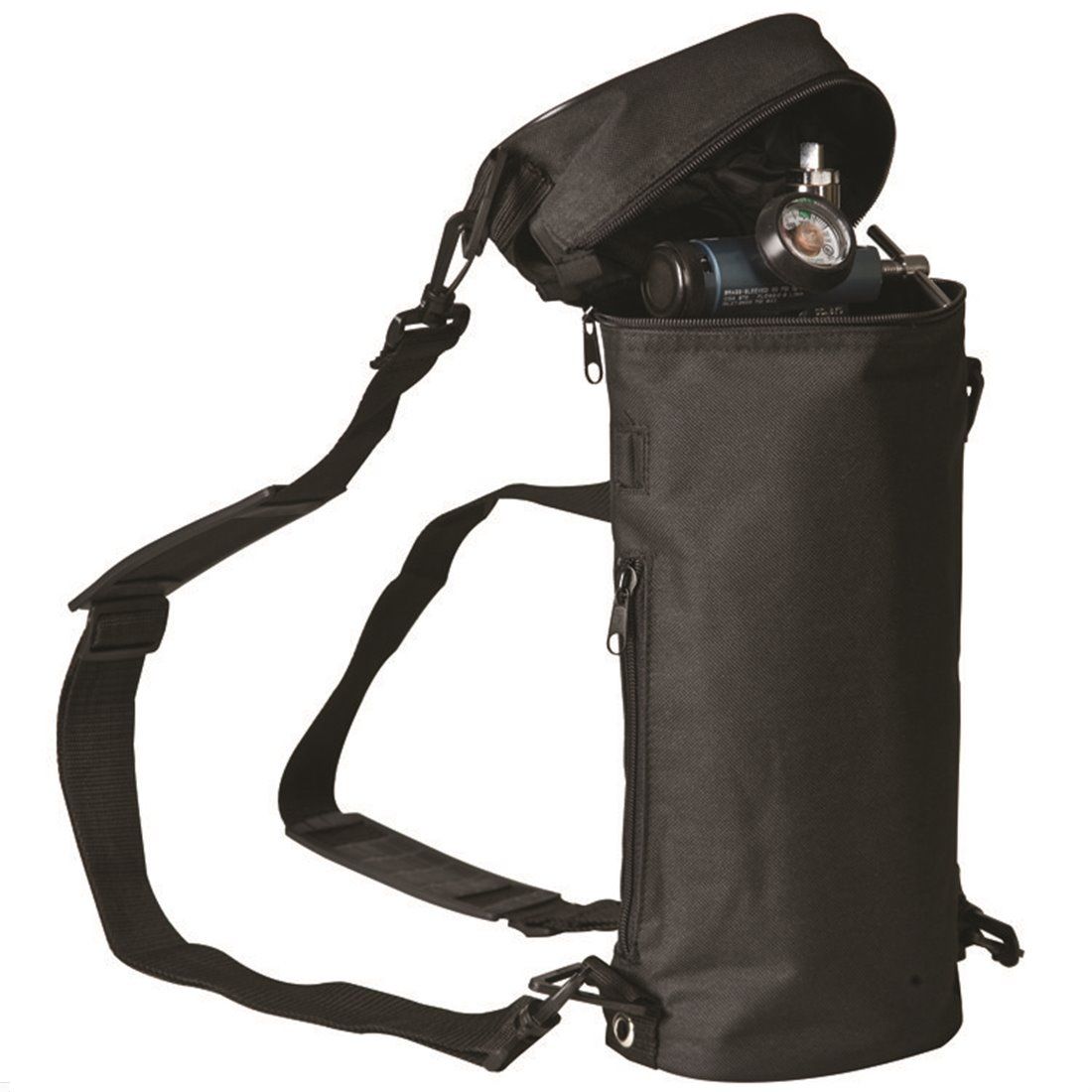 3 in 1 Black Nylon Cylinder Carrying Bags - Roscoe Medical 3N1-BAG M9