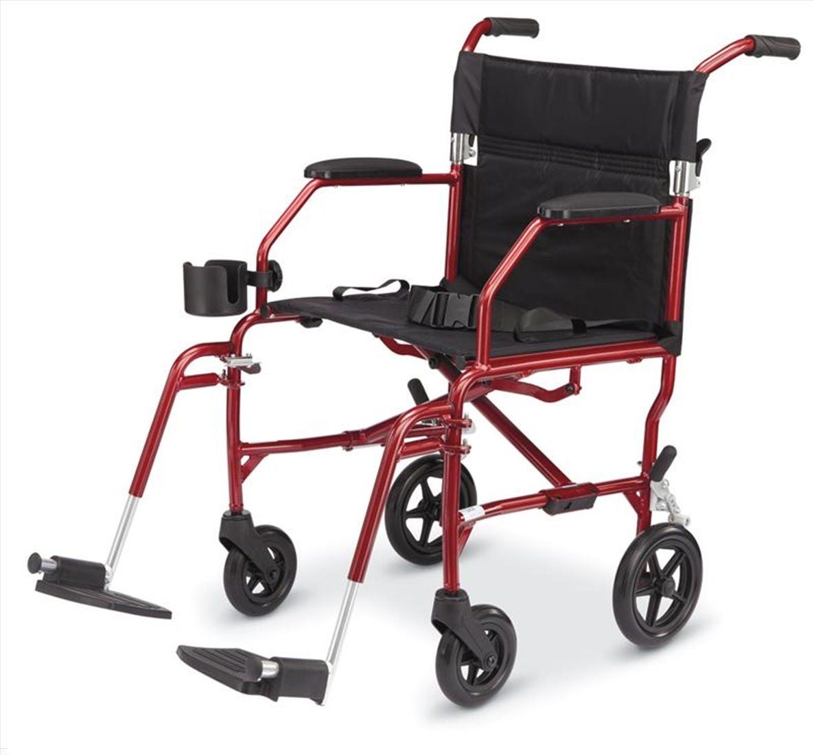 Medline Freedom Transport Chairs Red MDS808200SLRR Medline Freedom Transport Chairs Red MDS808200SLRR