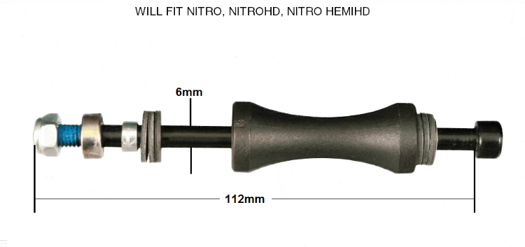 Nitro Walker Cross Frame Bolt Drive Medical 1026646