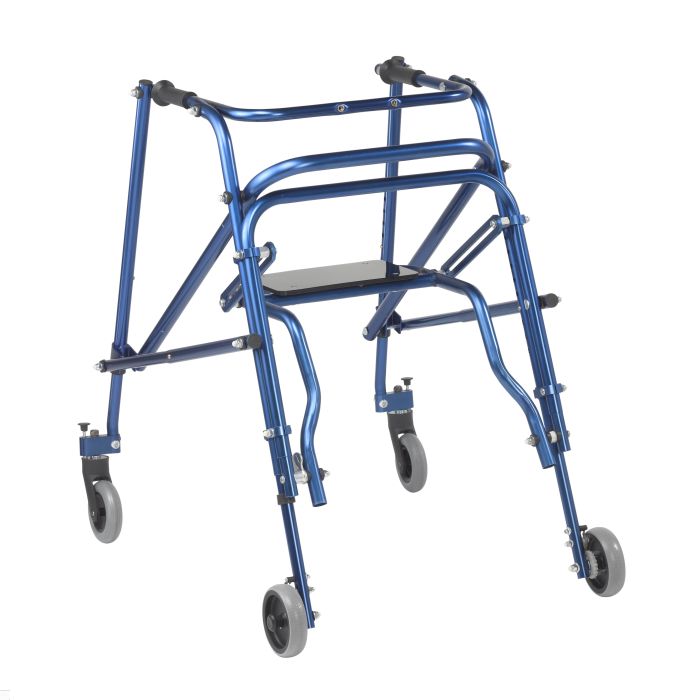 Large Blue Nimbo Rehab Posterior Posture Walker Seat Wenzelite KA4200S