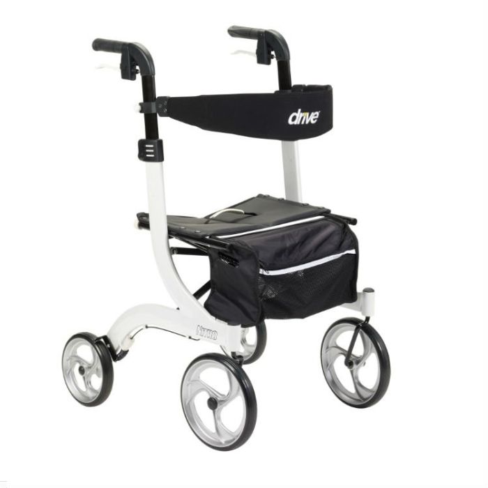 White Nitro Walker Rollator Tote Bag Drive Medical 1026633-WT