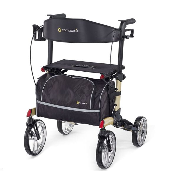 Tipo Classic Champagne Rollator Walker by Comodita, COM 901