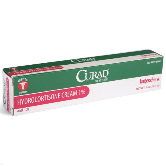 Case of Medline CURAD Hydrocortisone Cream CUR015431H