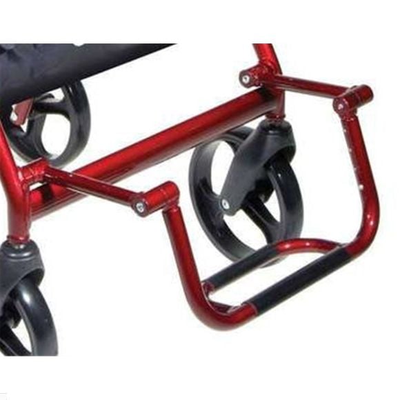 Foot Rest Assembly 795 Duet Rollator Transport Chair Combo RED 9501A7953R-2M