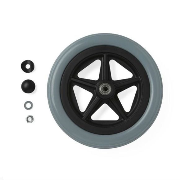 Guardian Wheel For Rollator Walkers, 8" Medline, Front