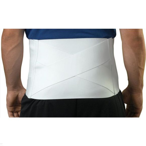Medline Criss Cross Back Supports White Large ORT22100L