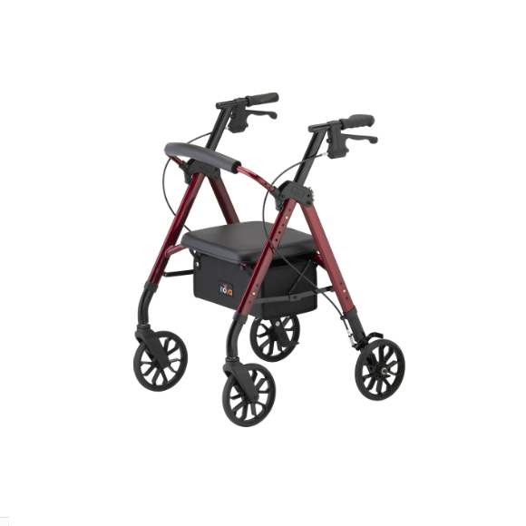 STAR 8 ROLLING WALKER RED by Nova